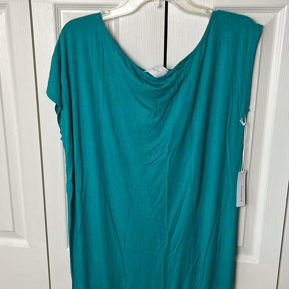 Six Fifty Solid Maxi Dress Teal Large - Picture 6 of 8